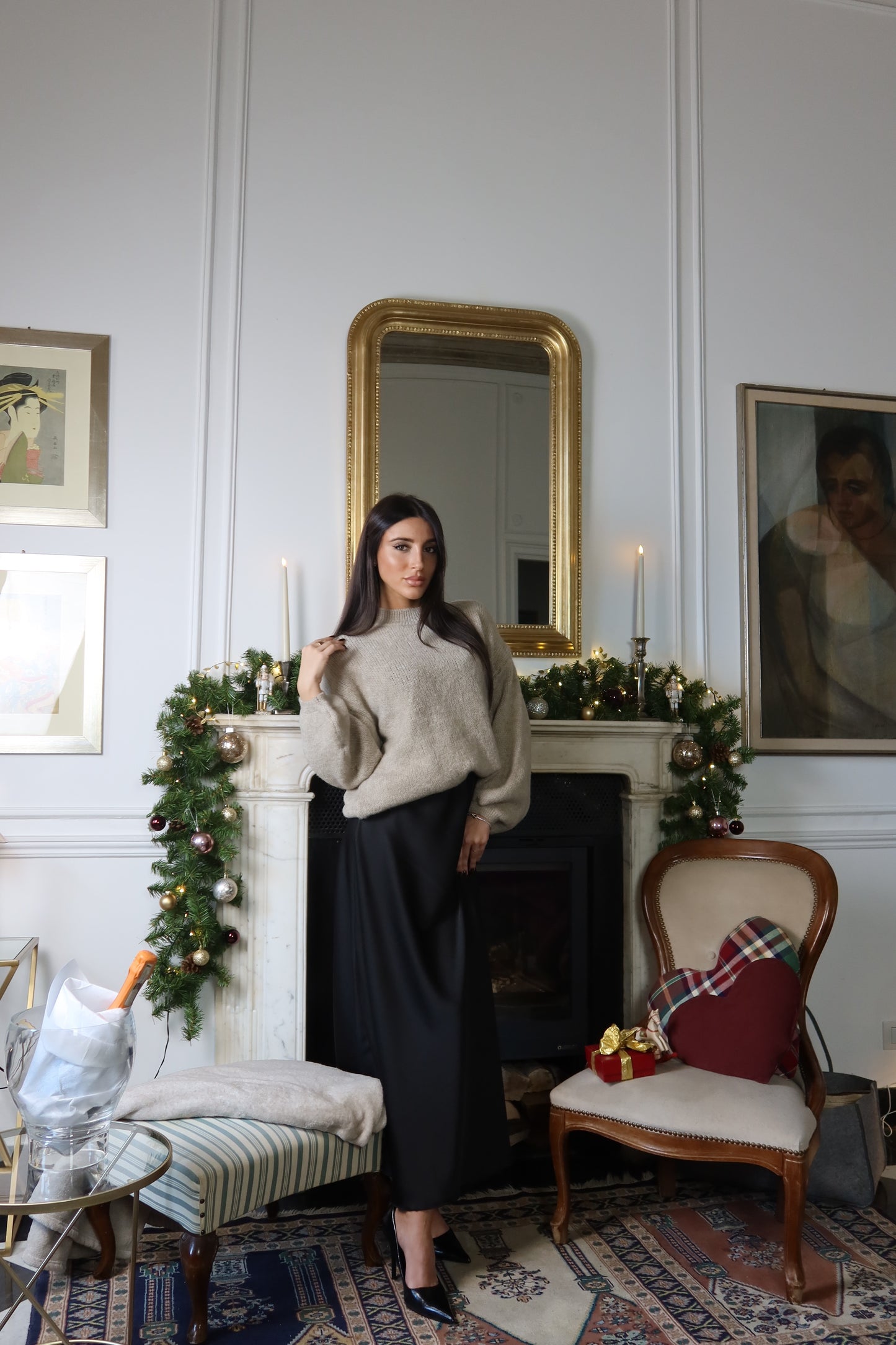 Gonna lunga Satinata (vari colori)