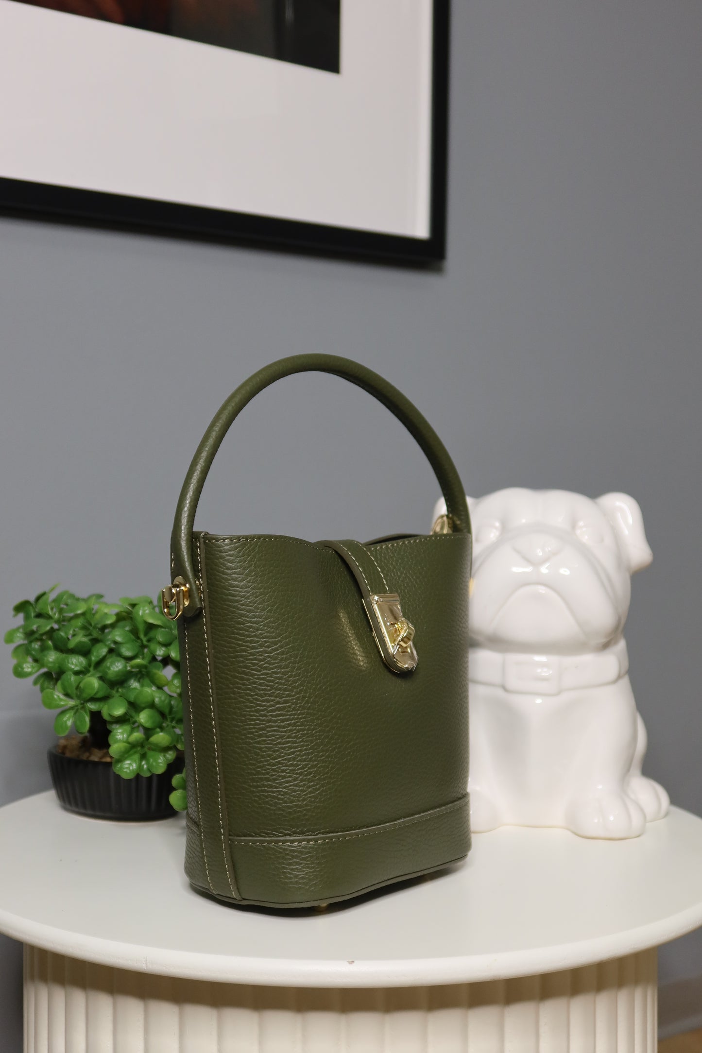 Bag Secchiello (bordeaux / verde)