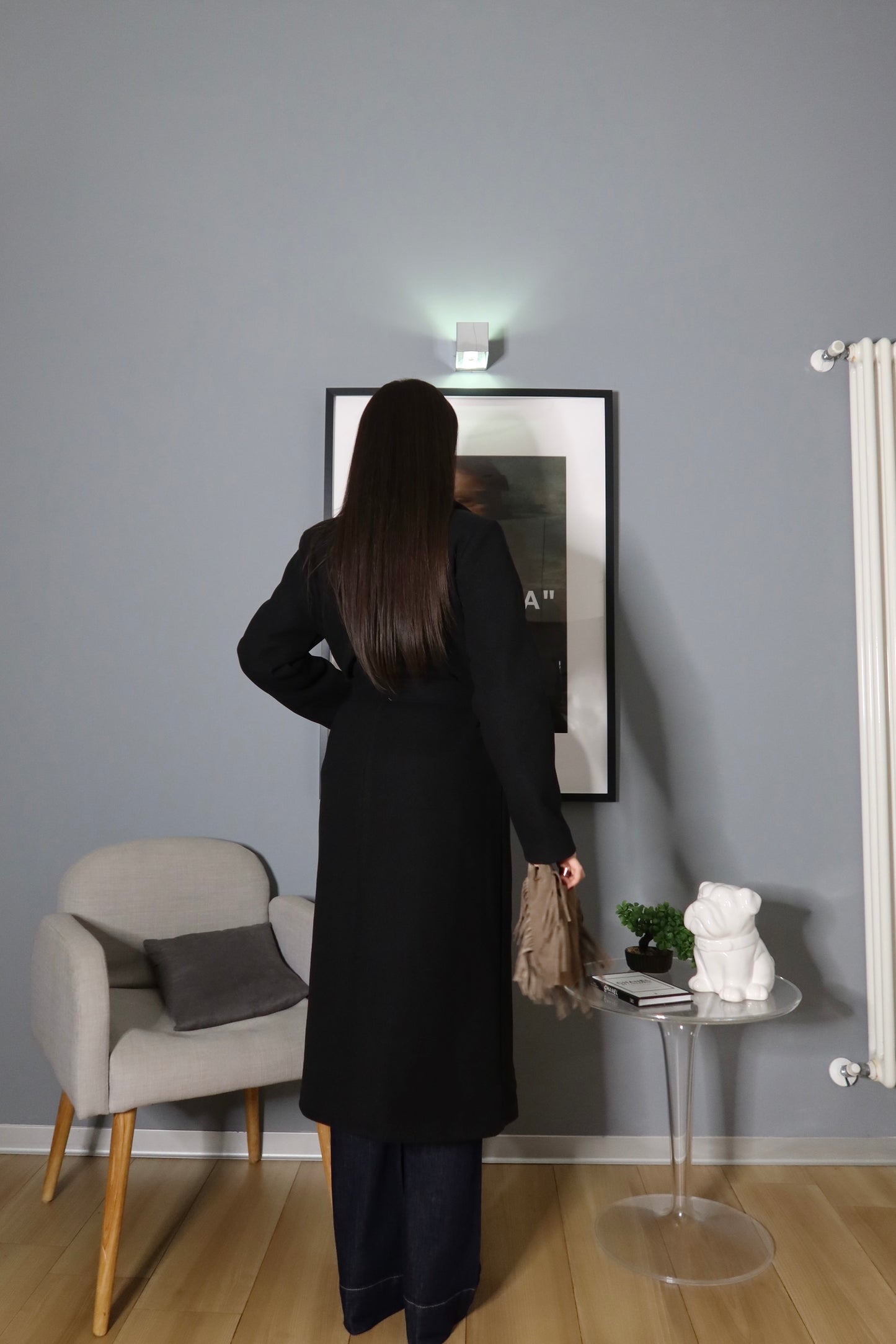 Cappotto Lungo Nero