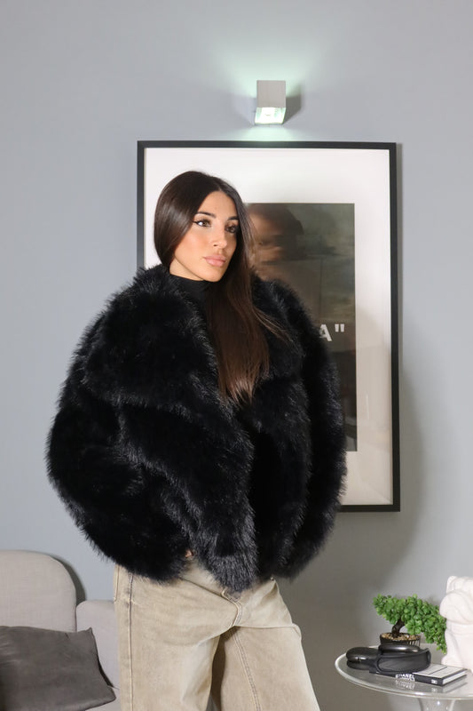 Pelliccia Ice (beige / nero)