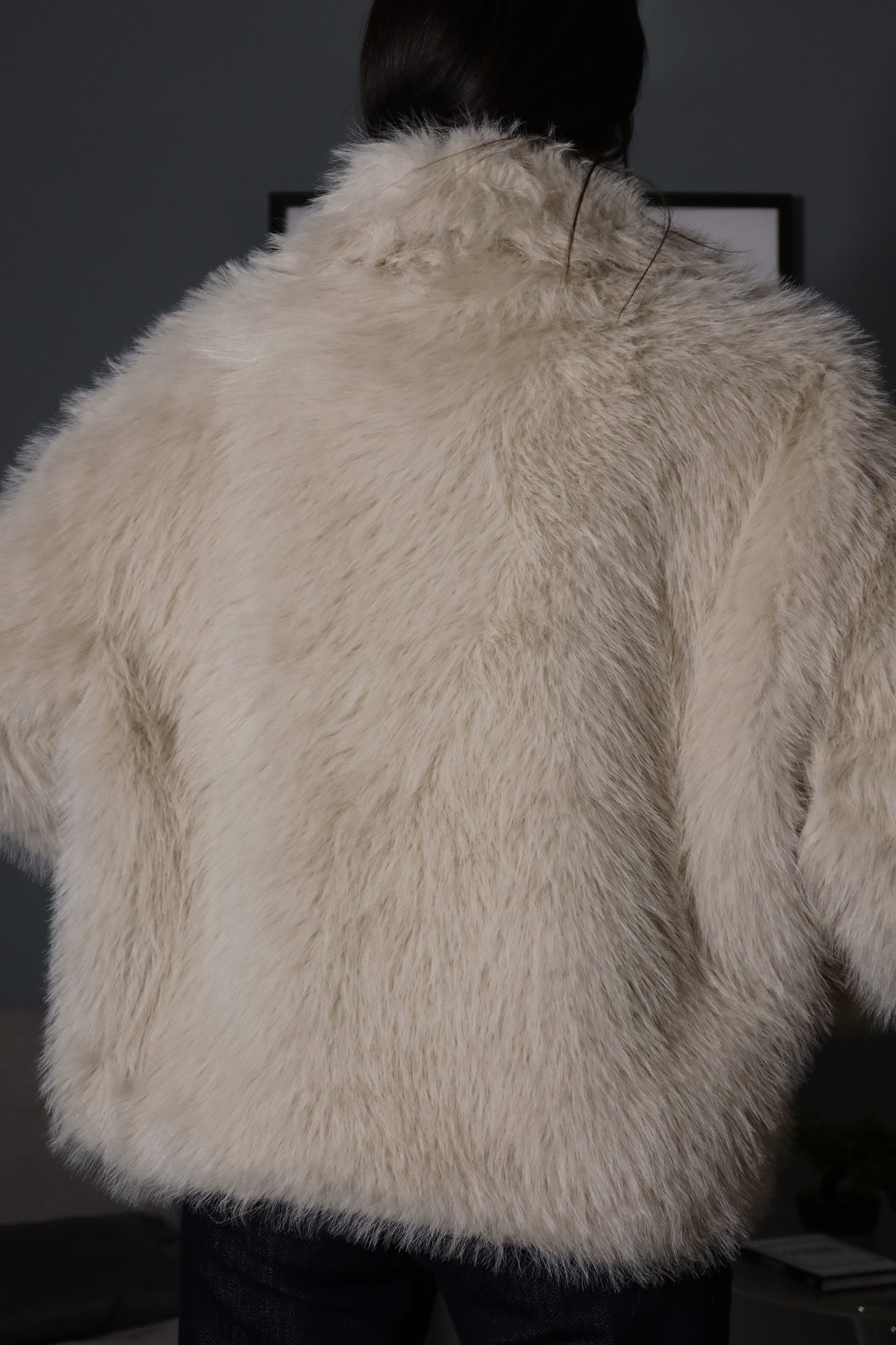 Pelliccia Ice (beige / nero)