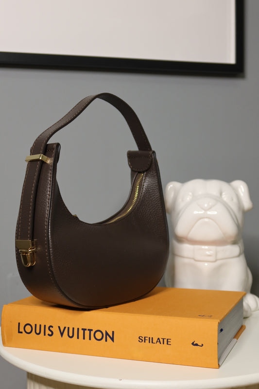 Borsa a spalla (marrone / bordeaux / giallo / blu)