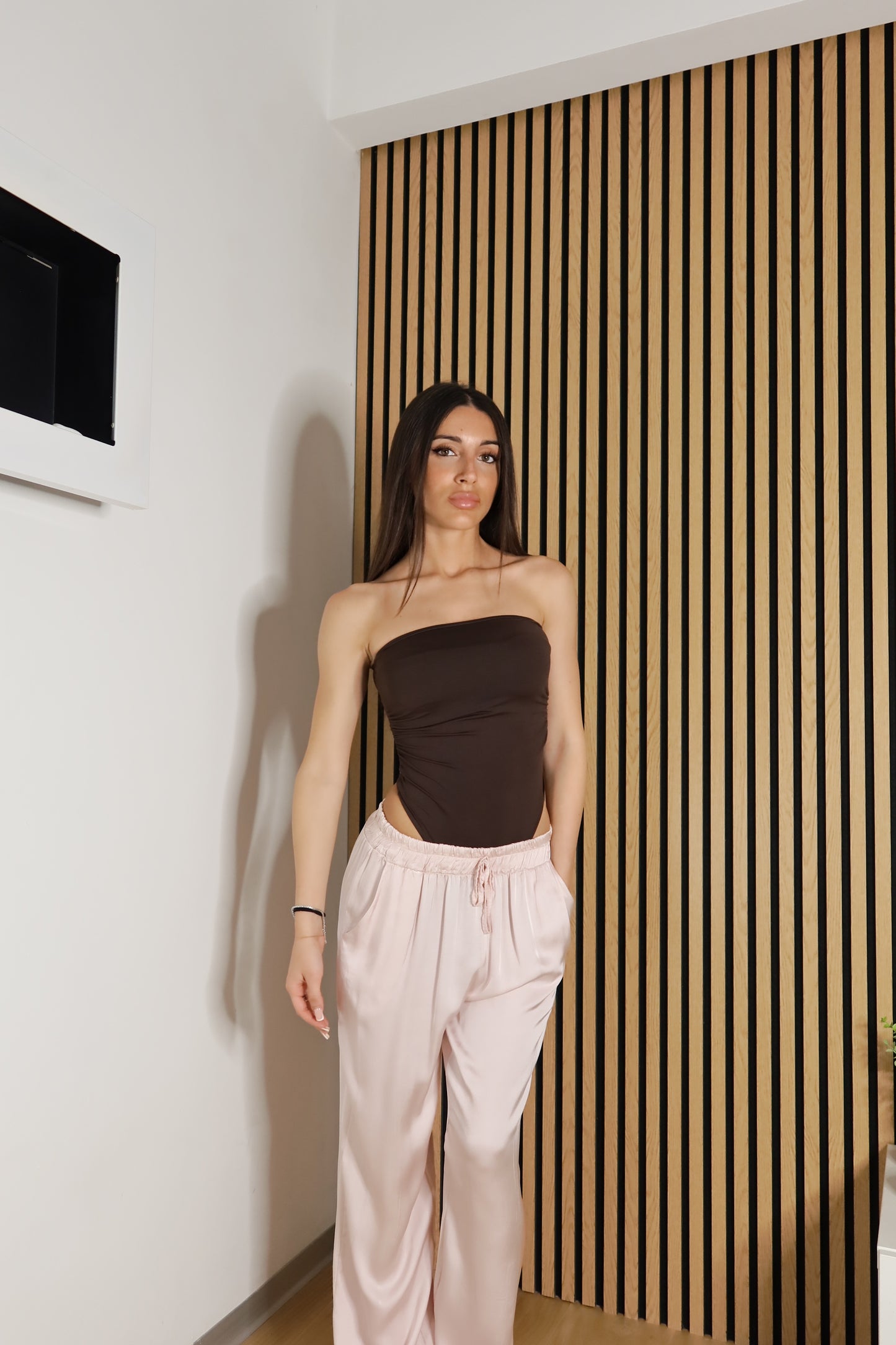 Pantaloni Satinati