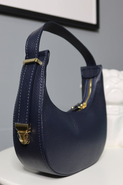 Borsa a spalla (marrone / bordeaux / giallo / blu)