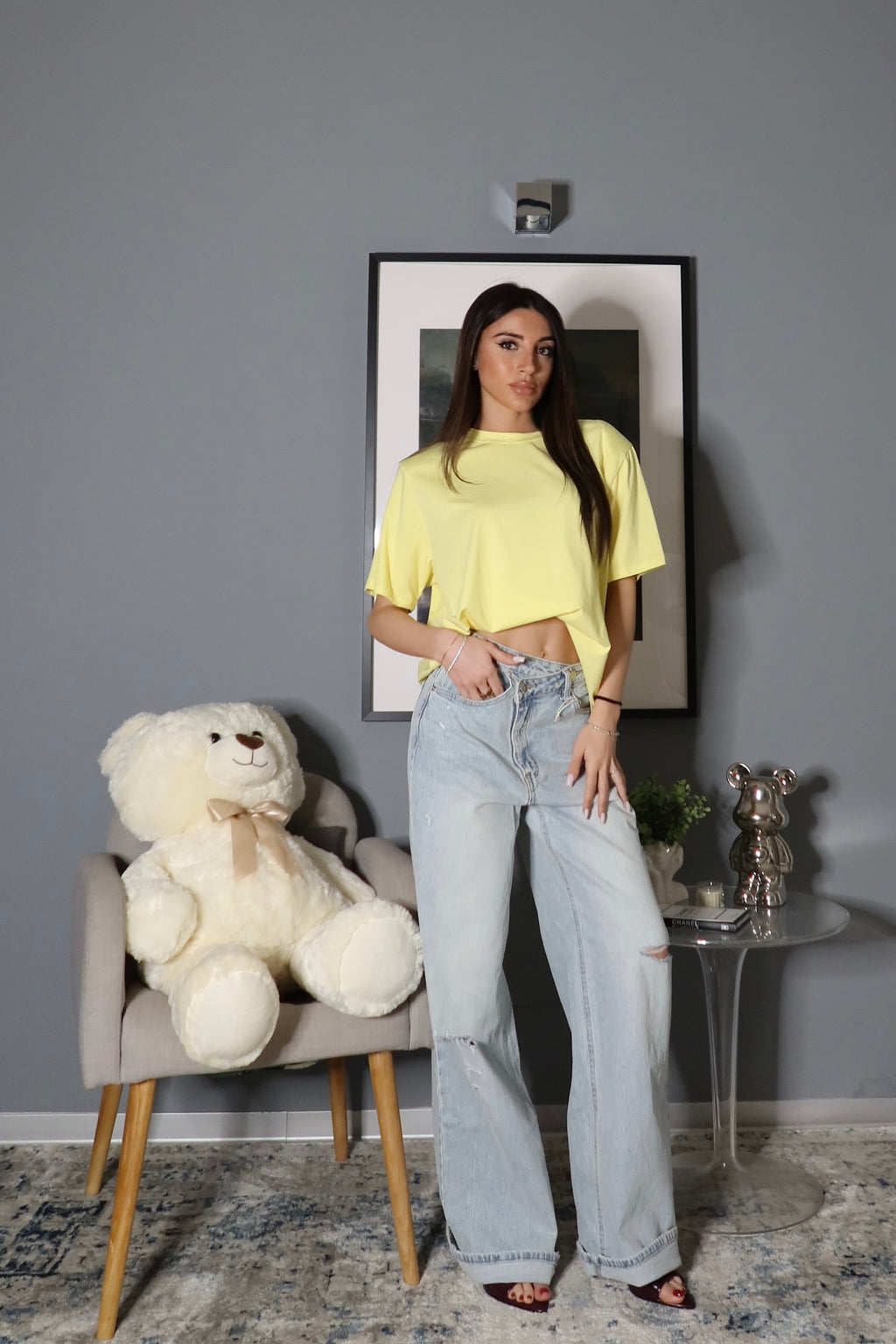 Jeans Asimmetrico chiaro