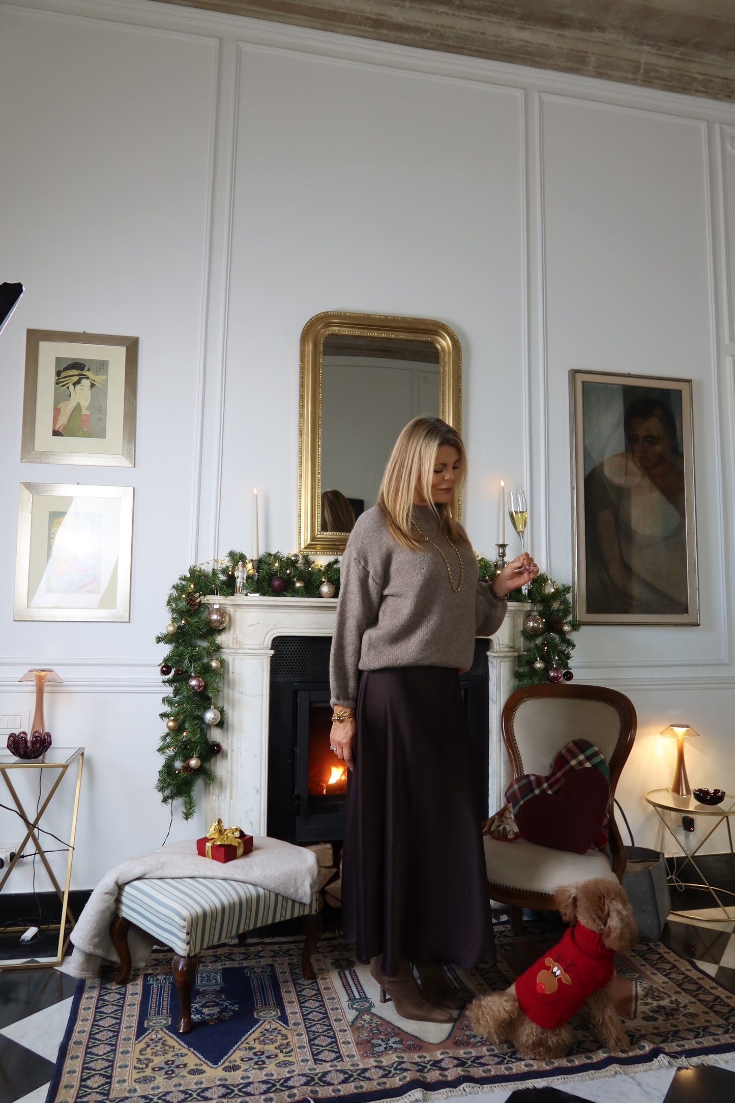 Gonna lunga Satinata (vari colori)