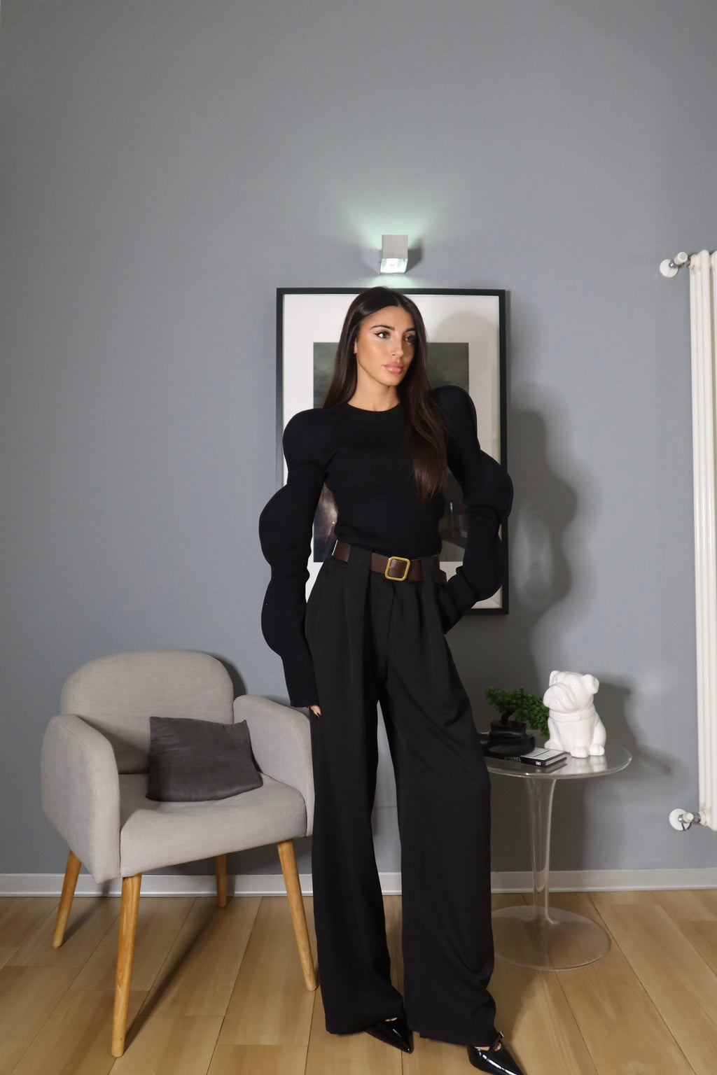 Pantalone con cintura (vari colori)