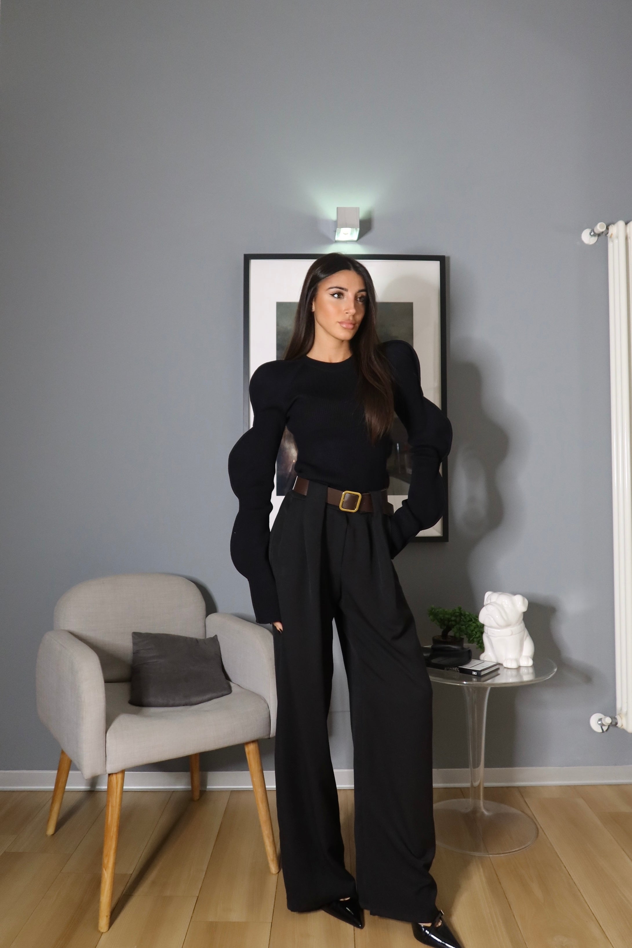 Pantalone con cintura (vari colori)