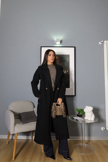 Cappotto Lungo Nero