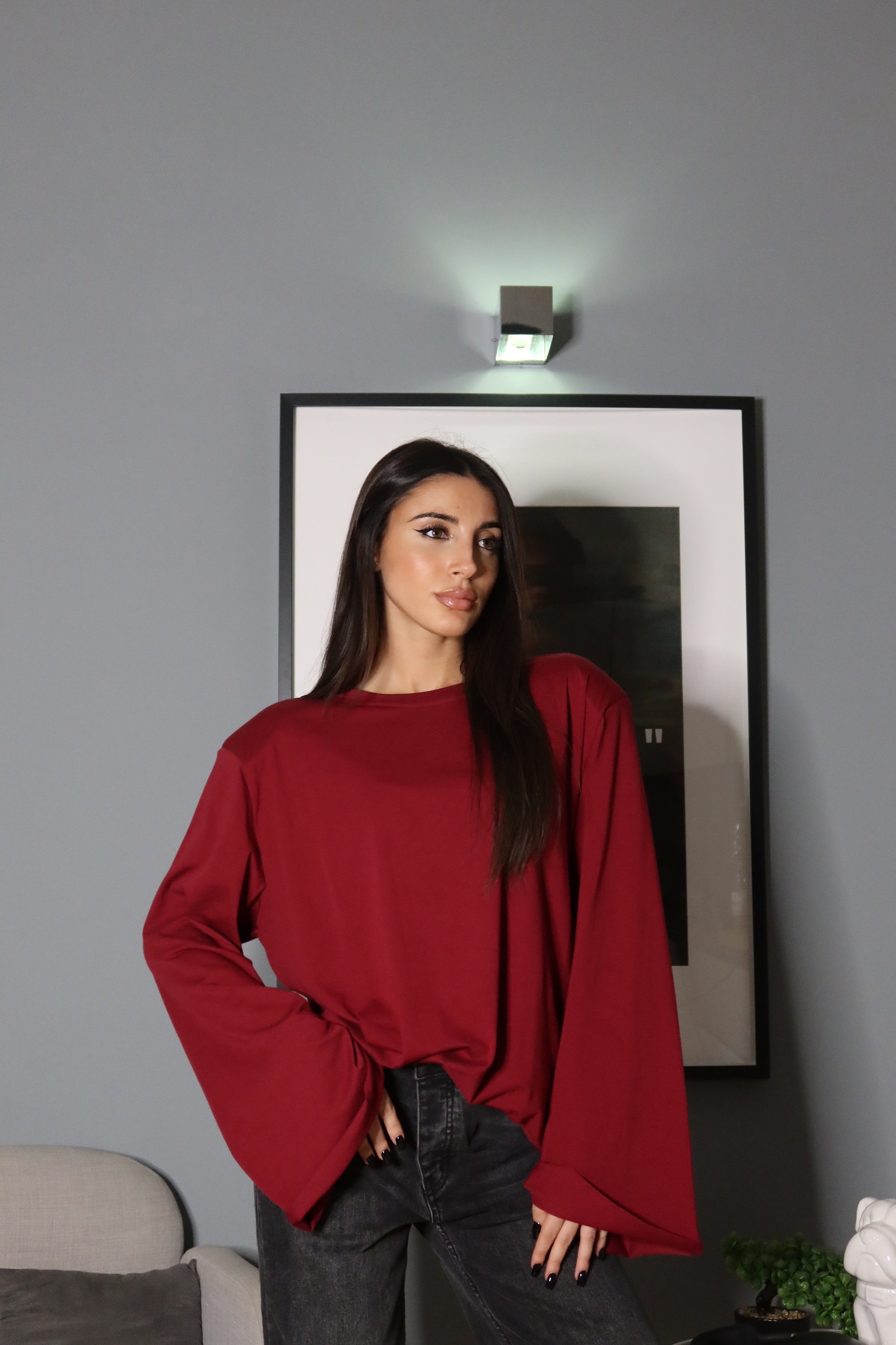 T-shirt con spalline (vari colori)