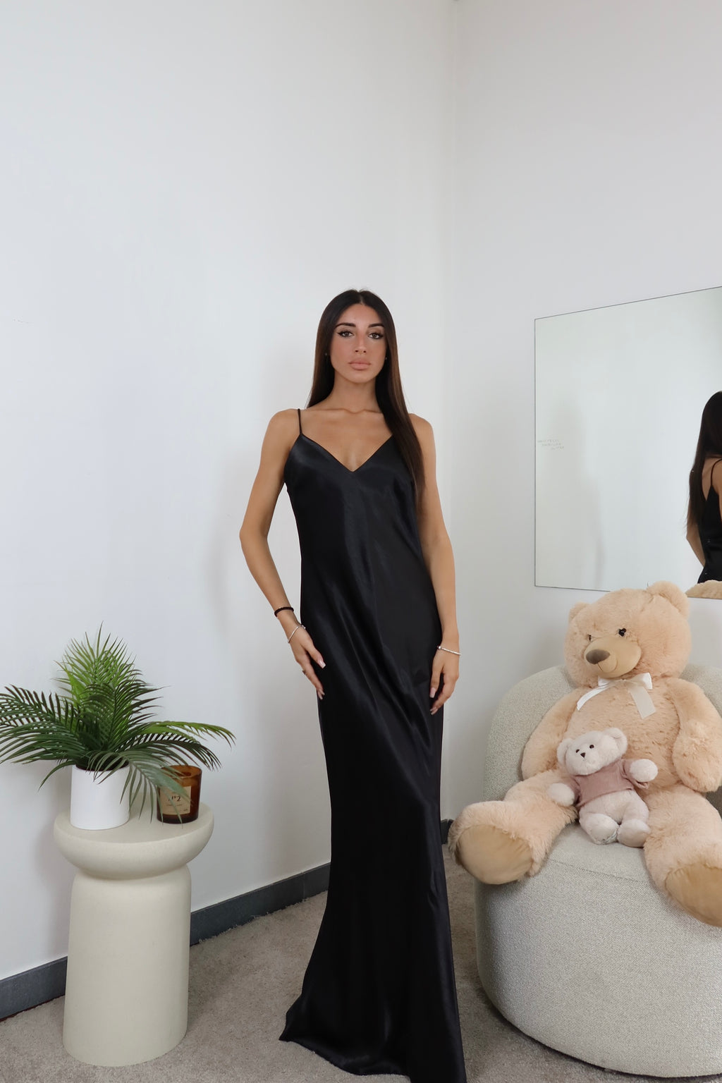 Maxi Dress Satin (vari colori)