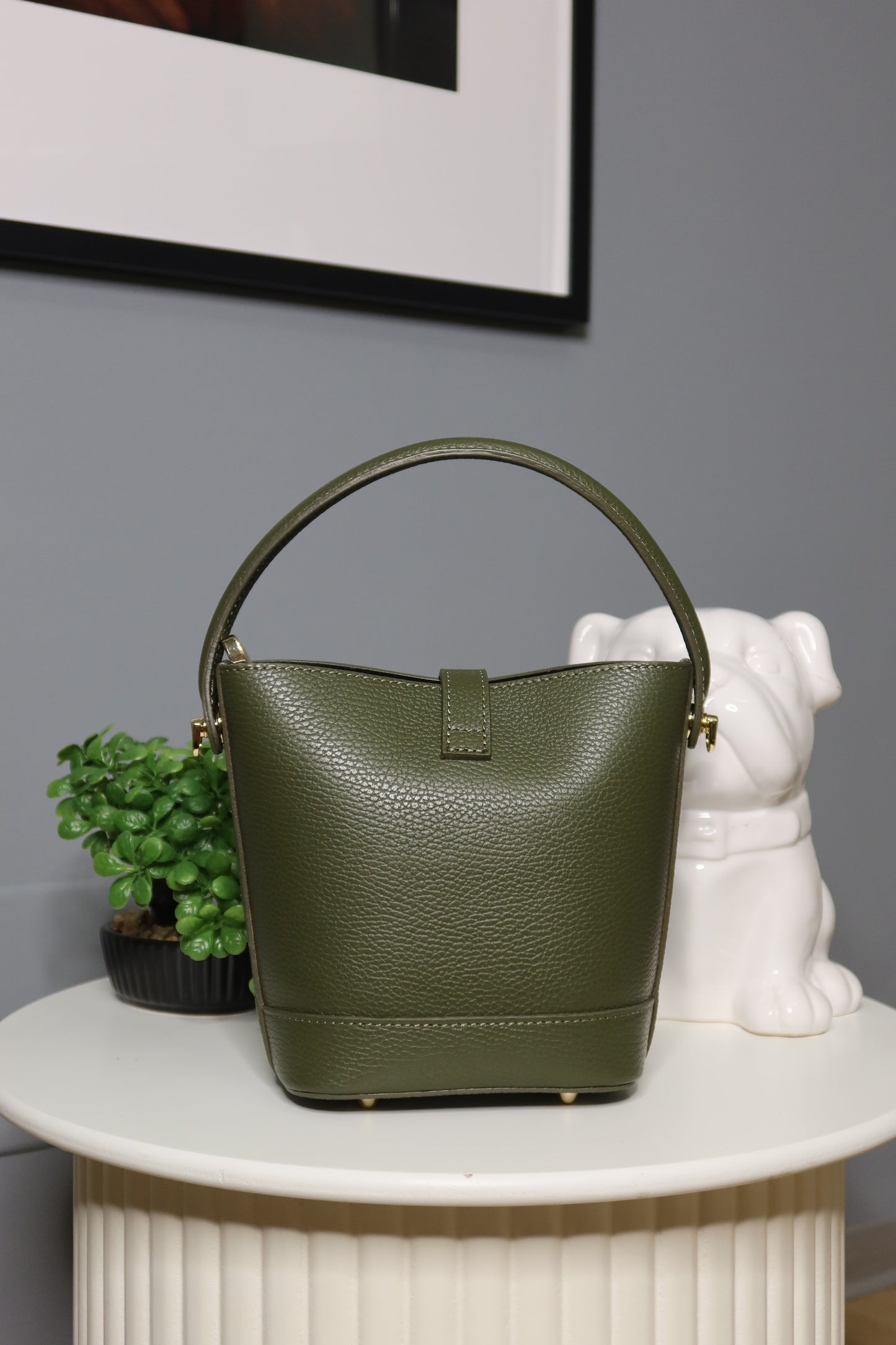 Bag Secchiello (bordeaux / verde)