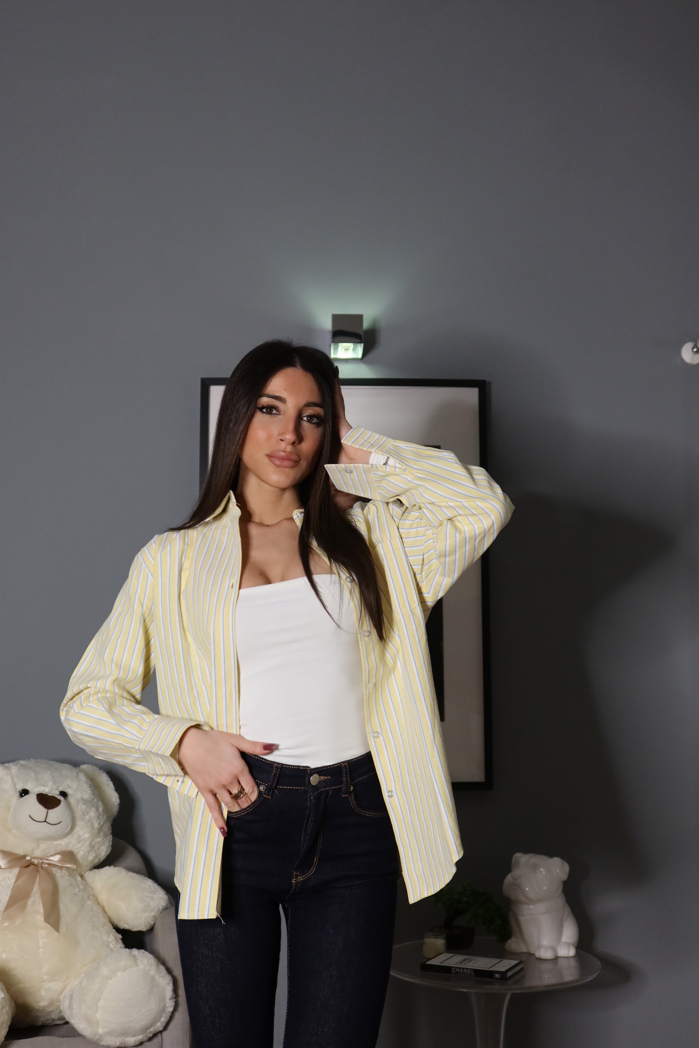 Camicia a righe