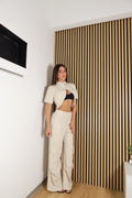 Coordinato Cristal (beige / rosa / nero)