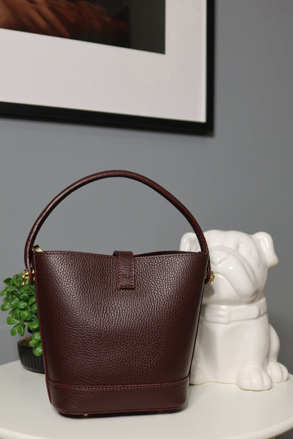 Bag Secchiello (bordeaux / verde)