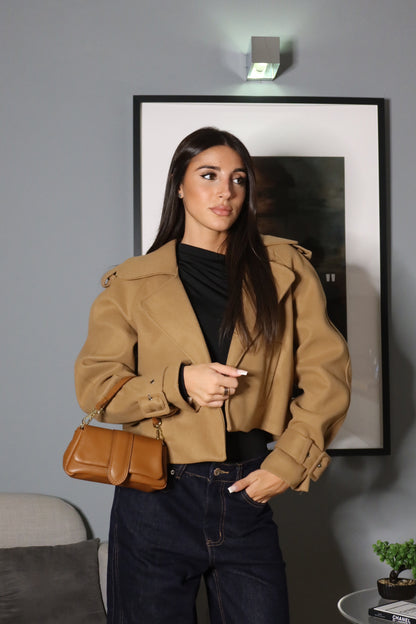 Mini bag Parigi (cuoio / senape / bordeaux)