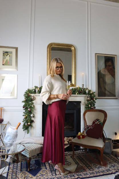 Gonna lunga Satinata (vari colori)