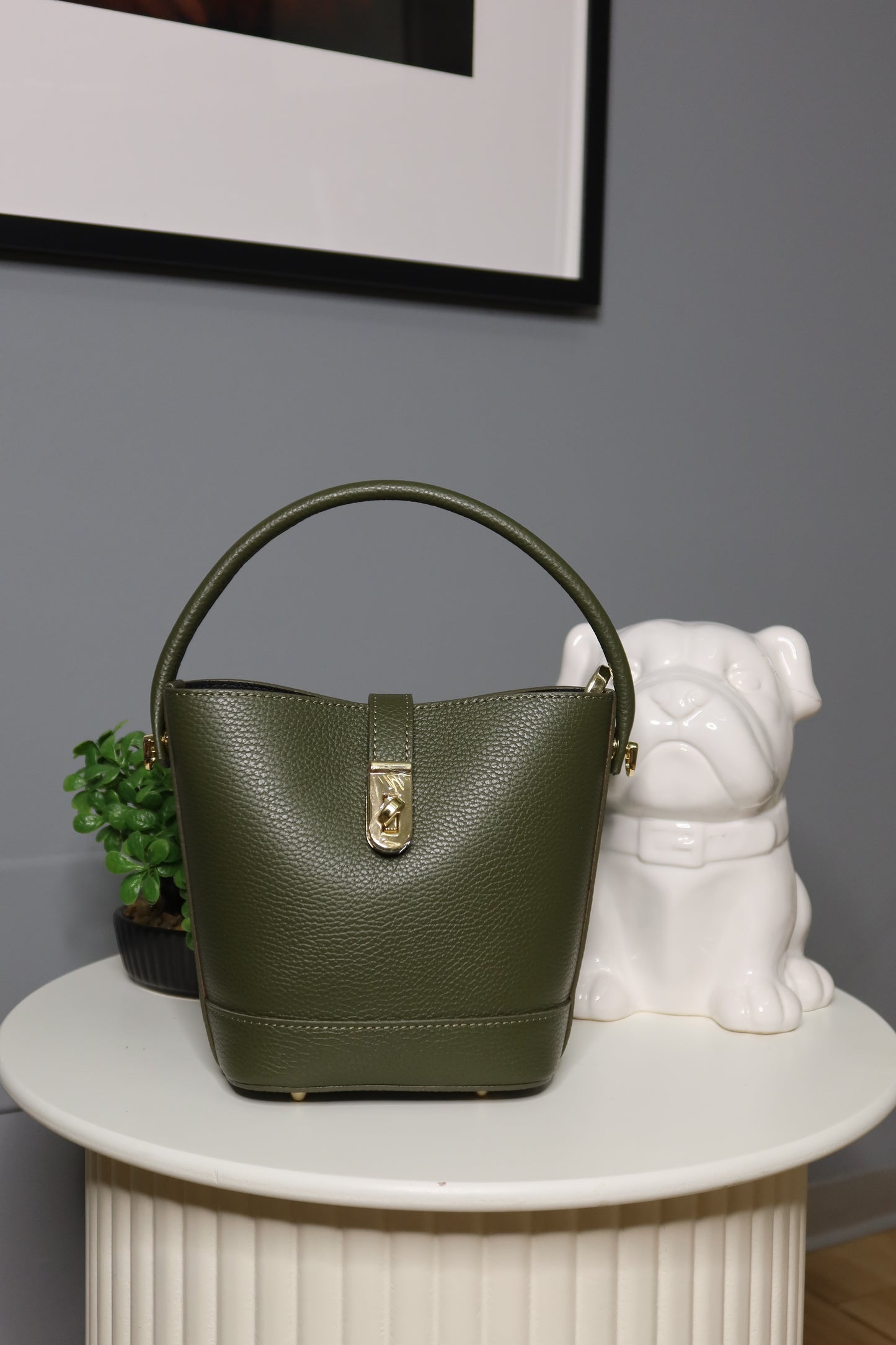 Bag Secchiello (bordeaux / verde)