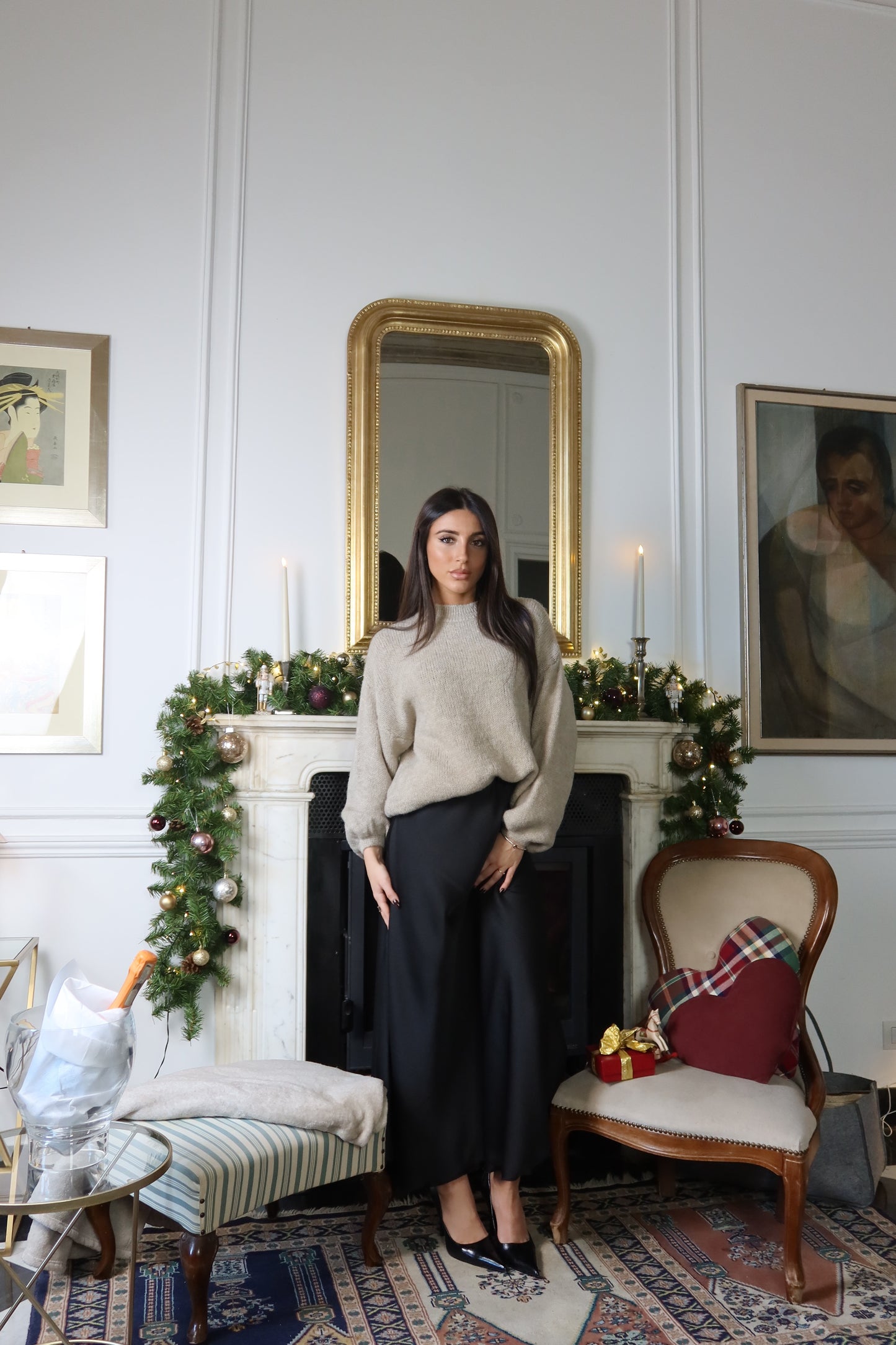 Gonna lunga Satinata (vari colori)