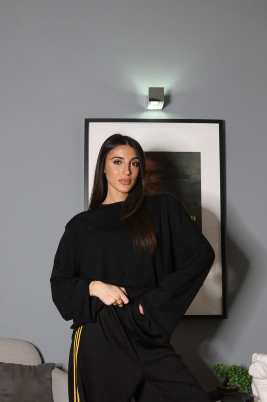 T-shirt con spalline (marrone / nera / bordeaux)