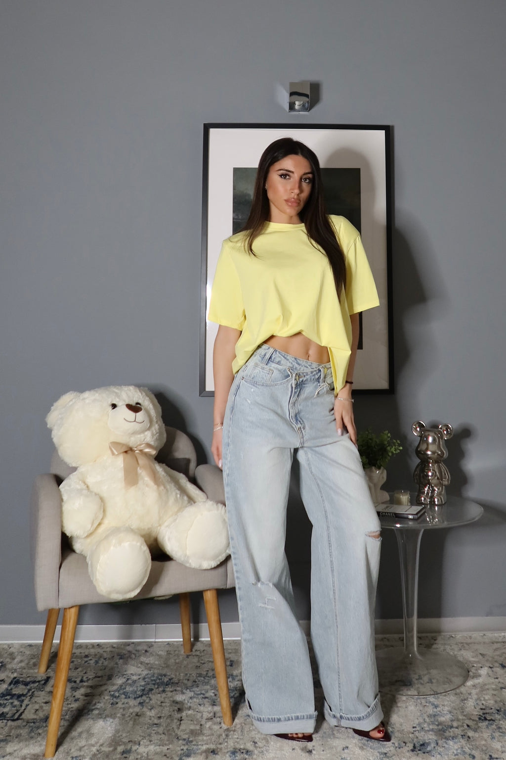 Jeans Asimmetrico chiaro
