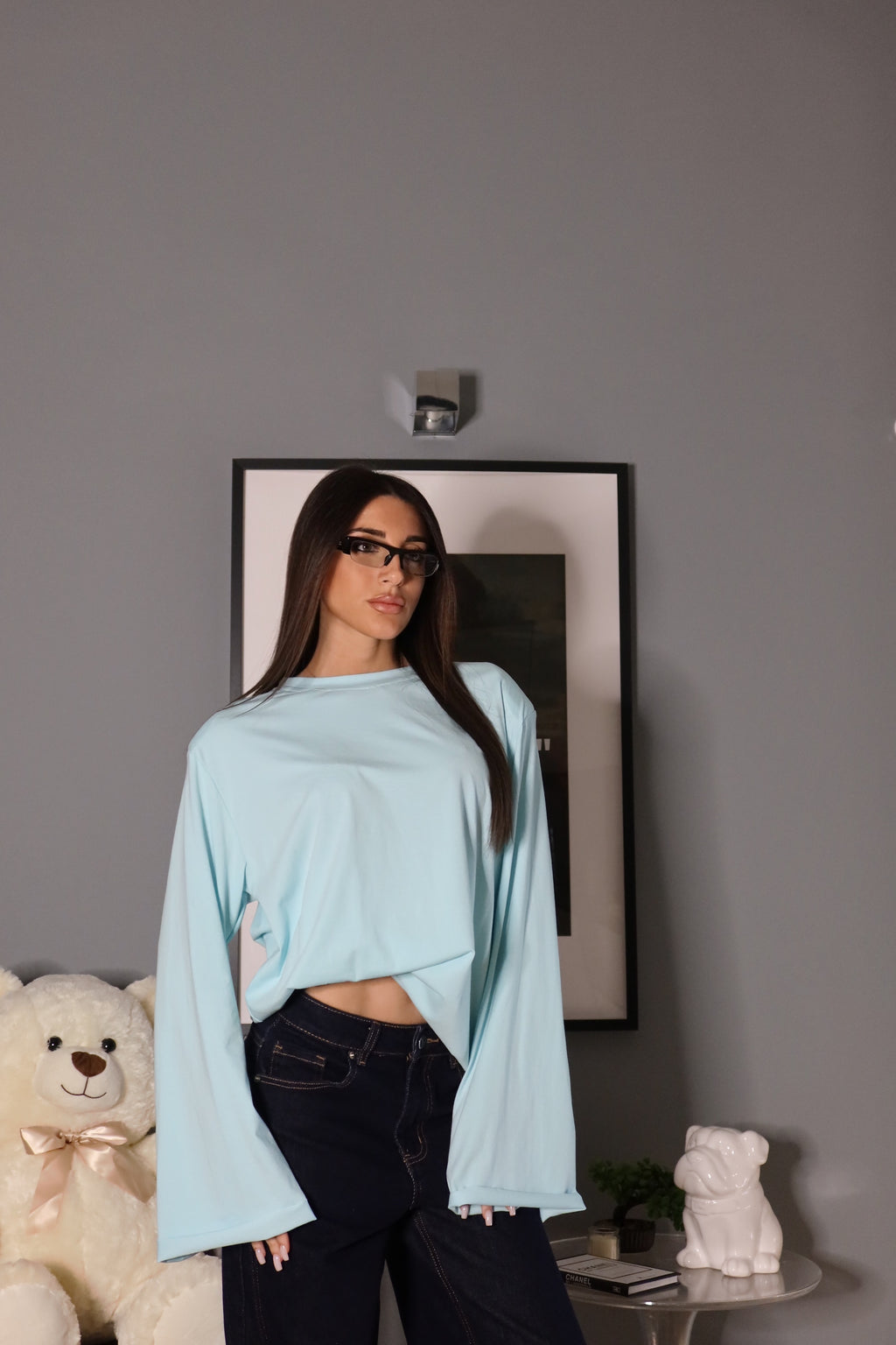 T-shirt con spalline (vari colori)