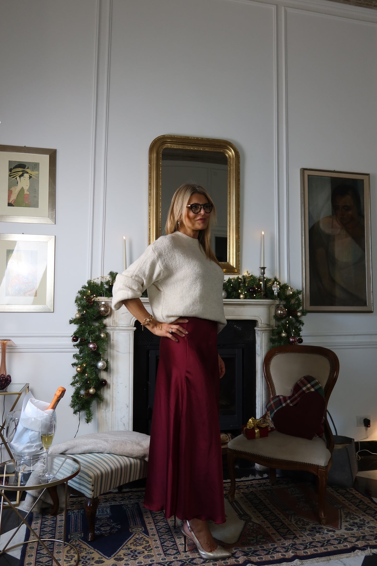 Gonna lunga Satinata (vari colori)