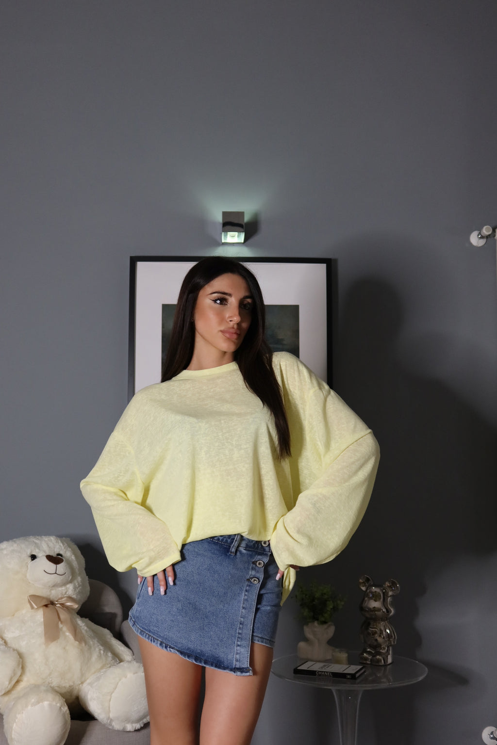 Gonna Pantalone di Jeans