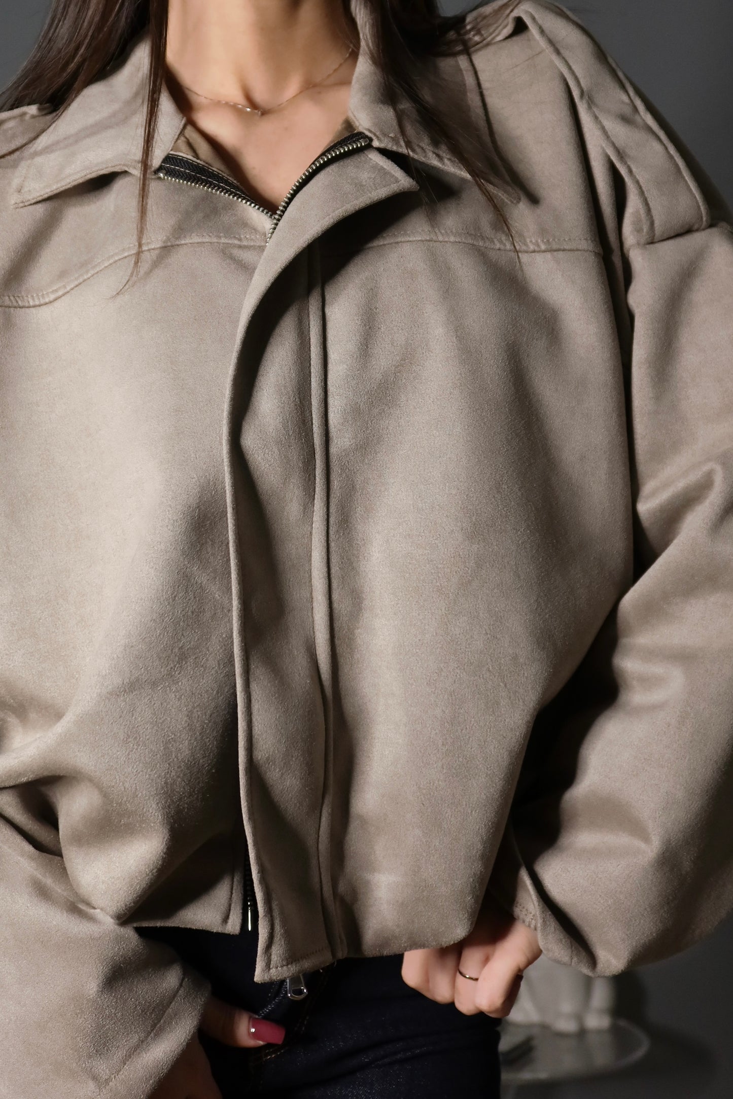 Giubbino Leggero Scamosciato (vari colori)