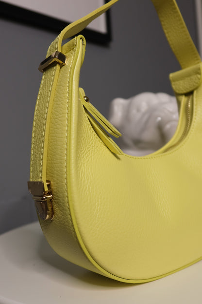 Borsa a spalla (marrone / bordeaux / giallo / blu)