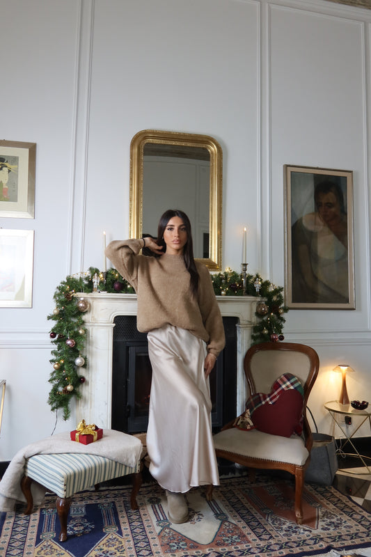 Gonna lunga Satinata (vari colori)