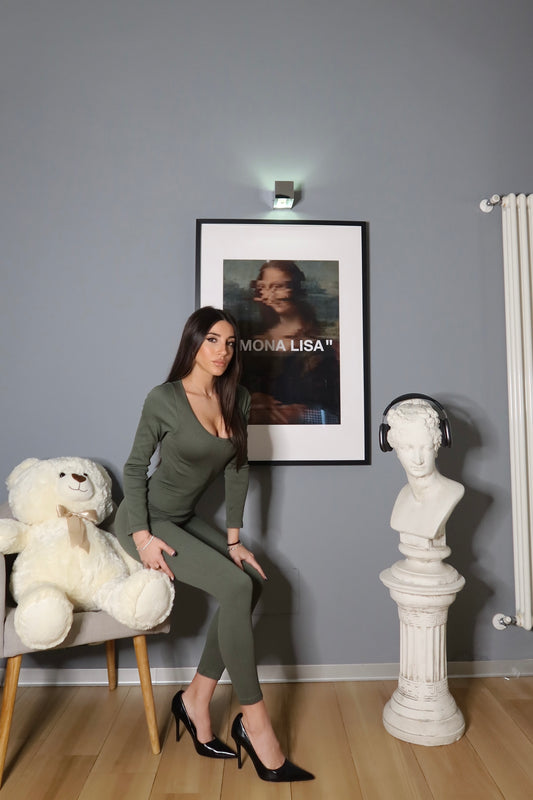 Jumpsuite a costine (vari colori)