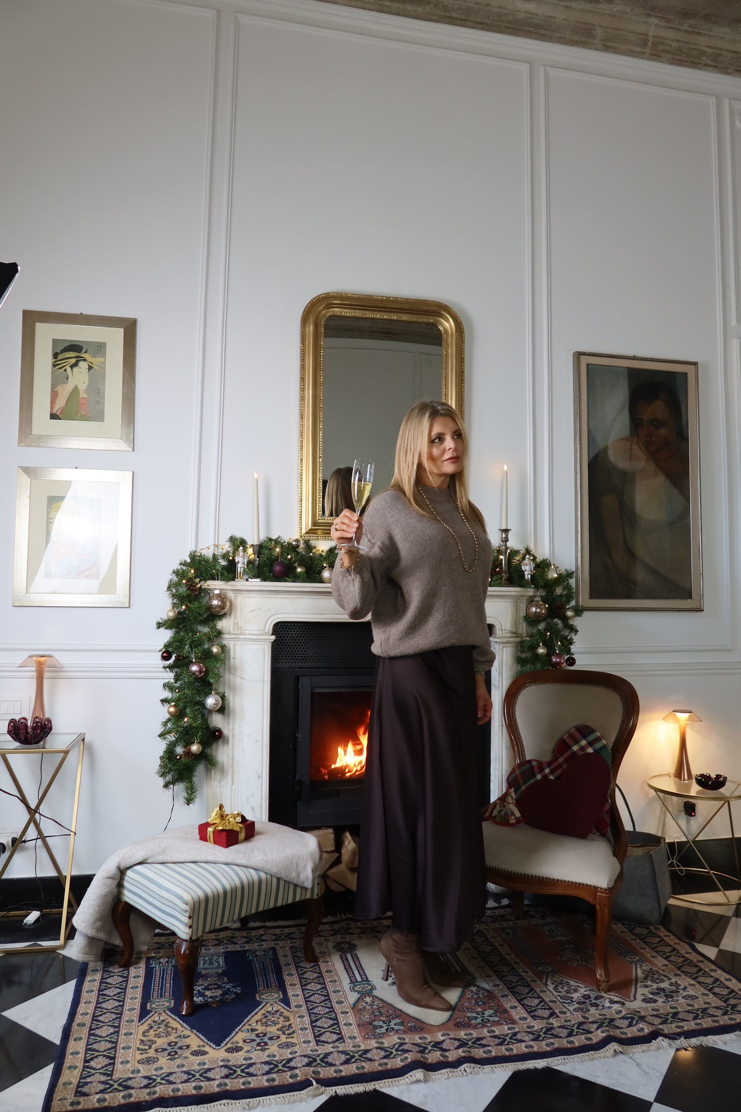 Gonna lunga Satinata (vari colori)