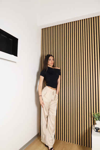 Pantaloni Satinati