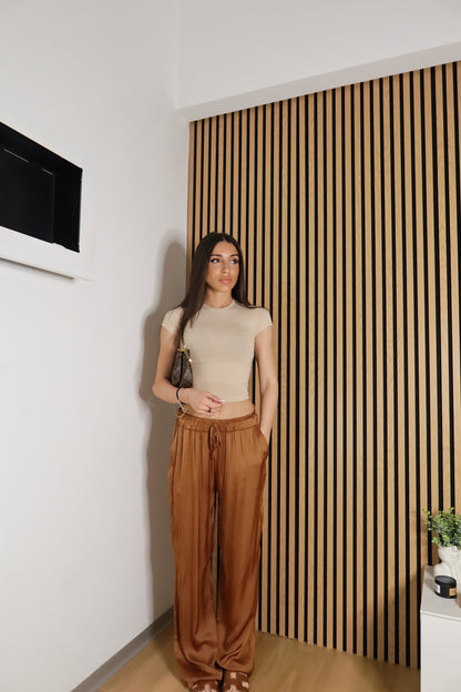 Pantaloni Satinati