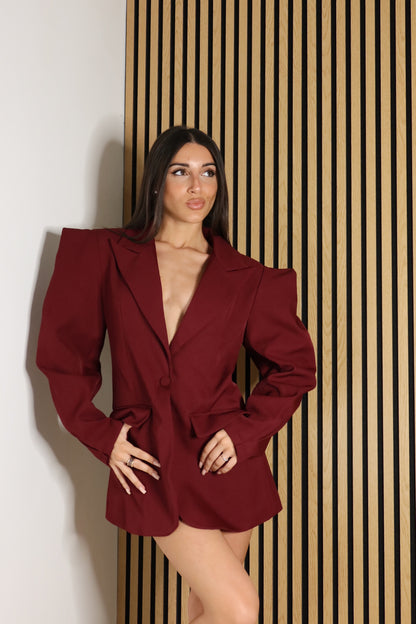 Giacca Gaia Bordeaux