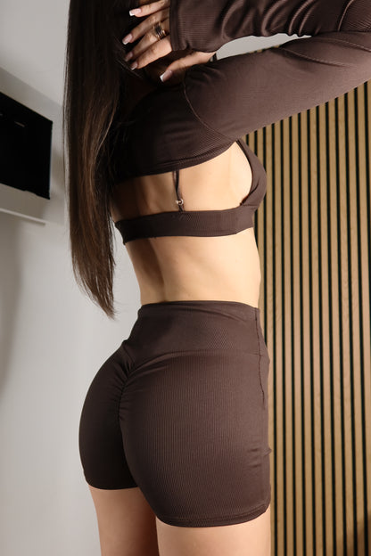 Pantaloncini Sporty a costine